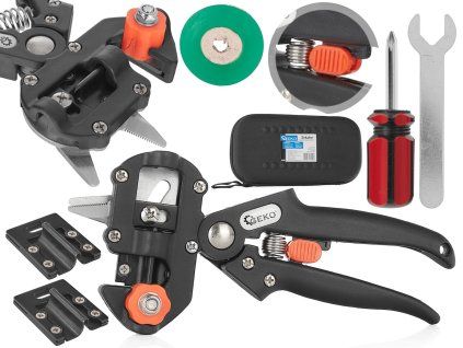 74100 zahradnicke nuzky nuzky na roubovani hroznu stromu a keru velka sada pouzdro 20