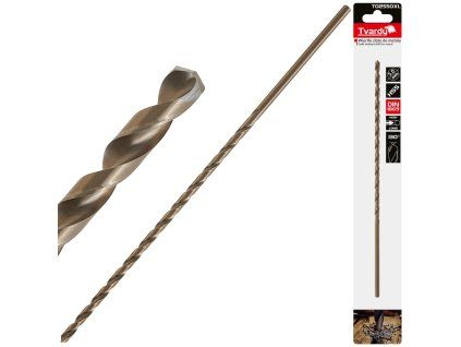 74454 zlate vrtak do kovu delka 5 0 x 245 mm hss din1869 50 200