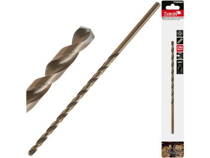 74457 zlate vrtak do kovu delka 6 0 x 205 mm hss din1869 50 200