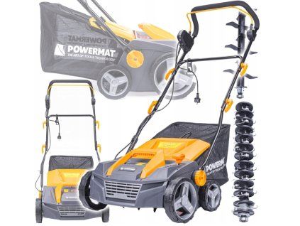 Elektrický aerator/vertikutátor 3 v 1 s košem – 2550 W