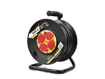 122133 elektricka prodluzovaci snura s navijakem 3 x 25 mm 25 m