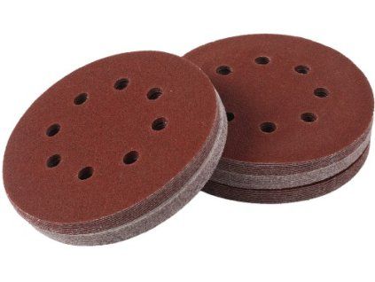 122577 brusny papir 50 ks kotouc 125 mm p120 se suchym zipem kd11811