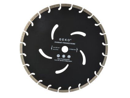 122829 diamantovy kotouc cerny 350 x 10 x 254 mm geko do betonu a zdiva