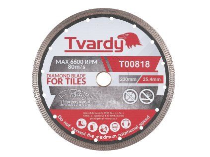 123678 diamantovy kotouc na gres 230 10 254 22 mm profi na beton a zdivo geko