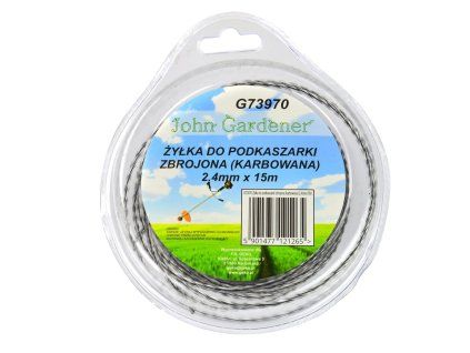 123105 vlakno pro vyzinac vyztuzene vroubkovane geko 24 mm 15 m 10 80 mm