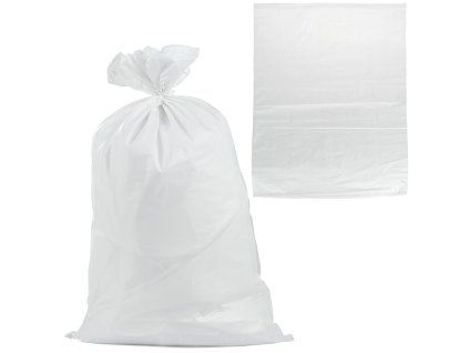 123840 polypropylenovy pytel 65 x 105 cm 50 kg bily 100 x 500 mm