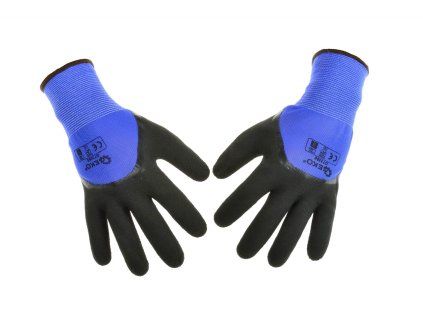 124149 ochranne pracovni rukavice geko latexova pena 3 4 mm velikost 9 baleni 12 paru