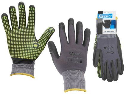 124152 pracovni rukavice nylonove vel 10 baleni 10 paru 12 x 240 mm geko