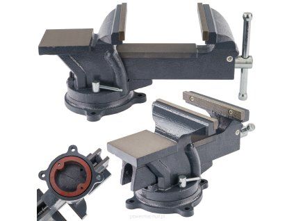 Otočný svěrák s kovadlinou 150 mm Powermat PM-IS-150T
