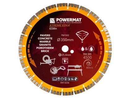 Diamantový kotouč Powermat Extreme Edge 350mm