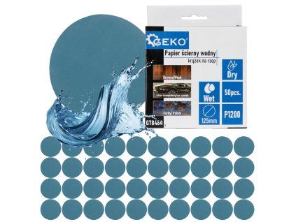 78768 3 129421 vodni brusny papir geko 125 mm p1200 na suchy zip ultra jemne brouseni pro profesionalni dokoncovani 50 1000 ks