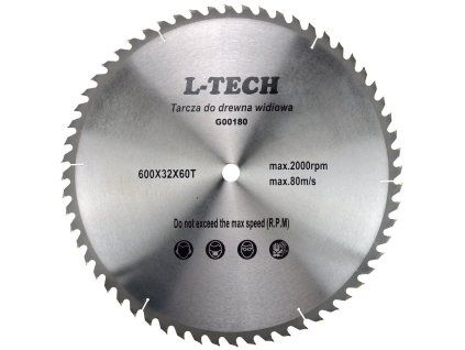 78921 2 130420 pilovy kotouc na drevo geko 600 x 32 mm s 60 zuby profesionalni kvalita pro presne rezy