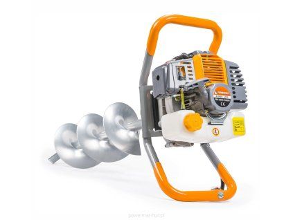 Benzínová vrtací souprava PM-SWG-600N-3W s výkonem 6 HP