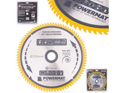 Pilový kotouč s vidiovými zuby na dřevo 255x30 mm, 80 zubů