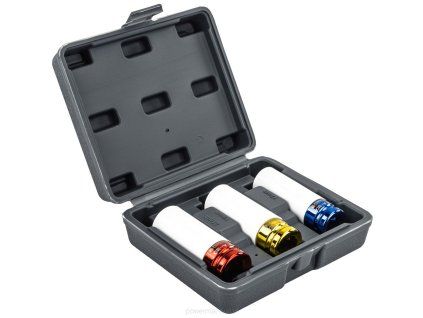 Sada nástrčných klíčů 6-hranných 1/2" CR-V 17, 19, 21 mm