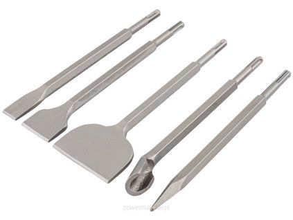 Sada sekáčů SDS Plus (5 ks), délka 250 mm