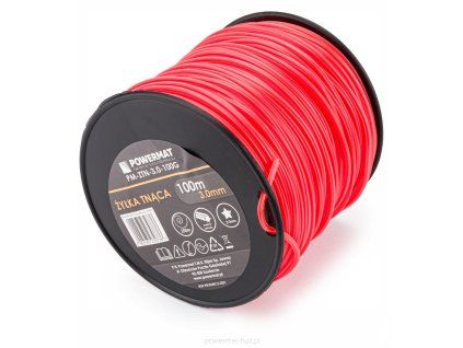 Struna na křovinořez Powermat PM-ZTN-3.0-100G — průměr 3,0 mm, hvězdicový profil, 100 m