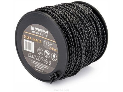 Struna pro křovinořez Powermat 2,40 mm / 115 m — skroucená