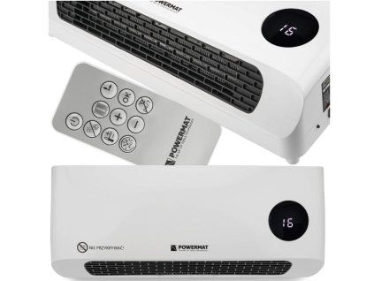 Vzduchová clona 2000W s dálkovým ovládáním Powermat PM-GC-3000DL