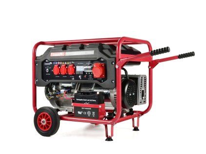137407 benzinovy generator geko 6 6 kw s elektronickym startem profesionalni agregat 15 hp s avr regulatorem