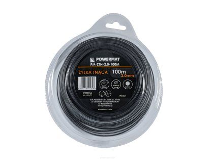Řezací struna PM-ZTN-2.0-100M, kulatý průřez, 2,0 mm, 100 m