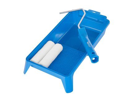 138409 malirska sada geko velour 4 dily valecky 100mm s drzakem a vanickou