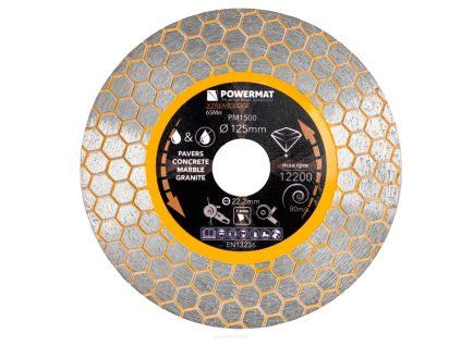 Diamantový kotouč Powermat Extreme Edge 125 mm pro keramiku