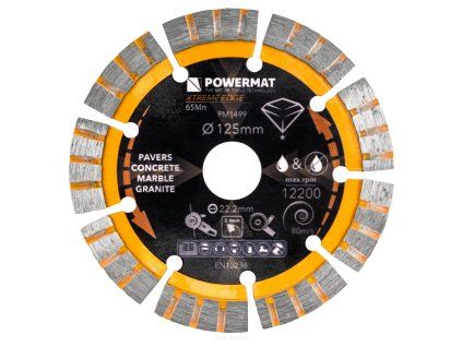 Diamantový segmentový kotouč 125 mm Powermat Extreme Edge