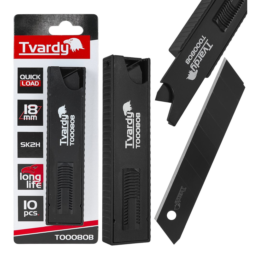 Čepel pro nůž 100×18×0,5 mm SK2H 10 ks s dávkovačem QUICK-LOAD — Čepel pro nůž