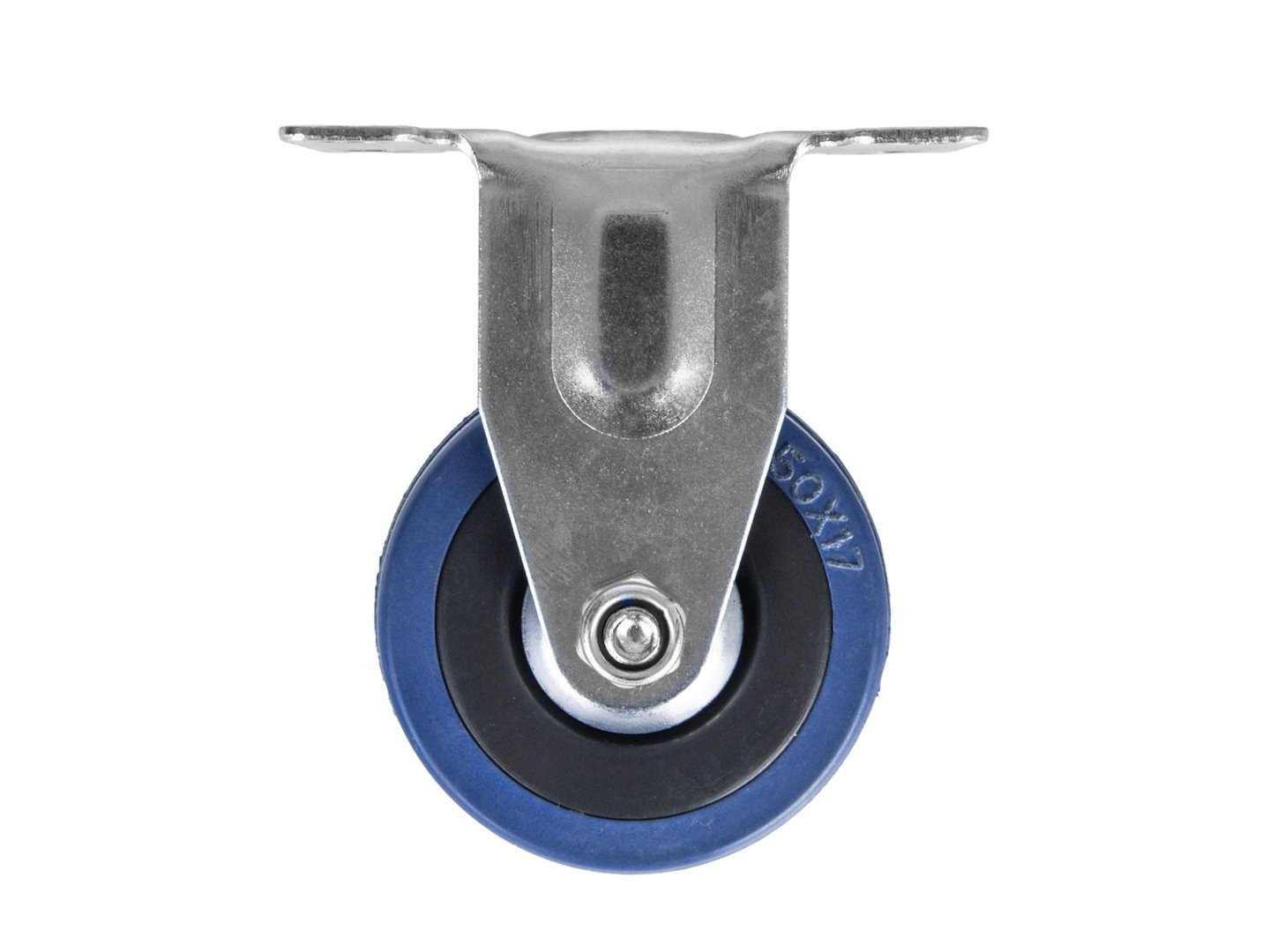 Kolo gumové Geko 50 mm, nosnost 30 kg — Pohled z boku