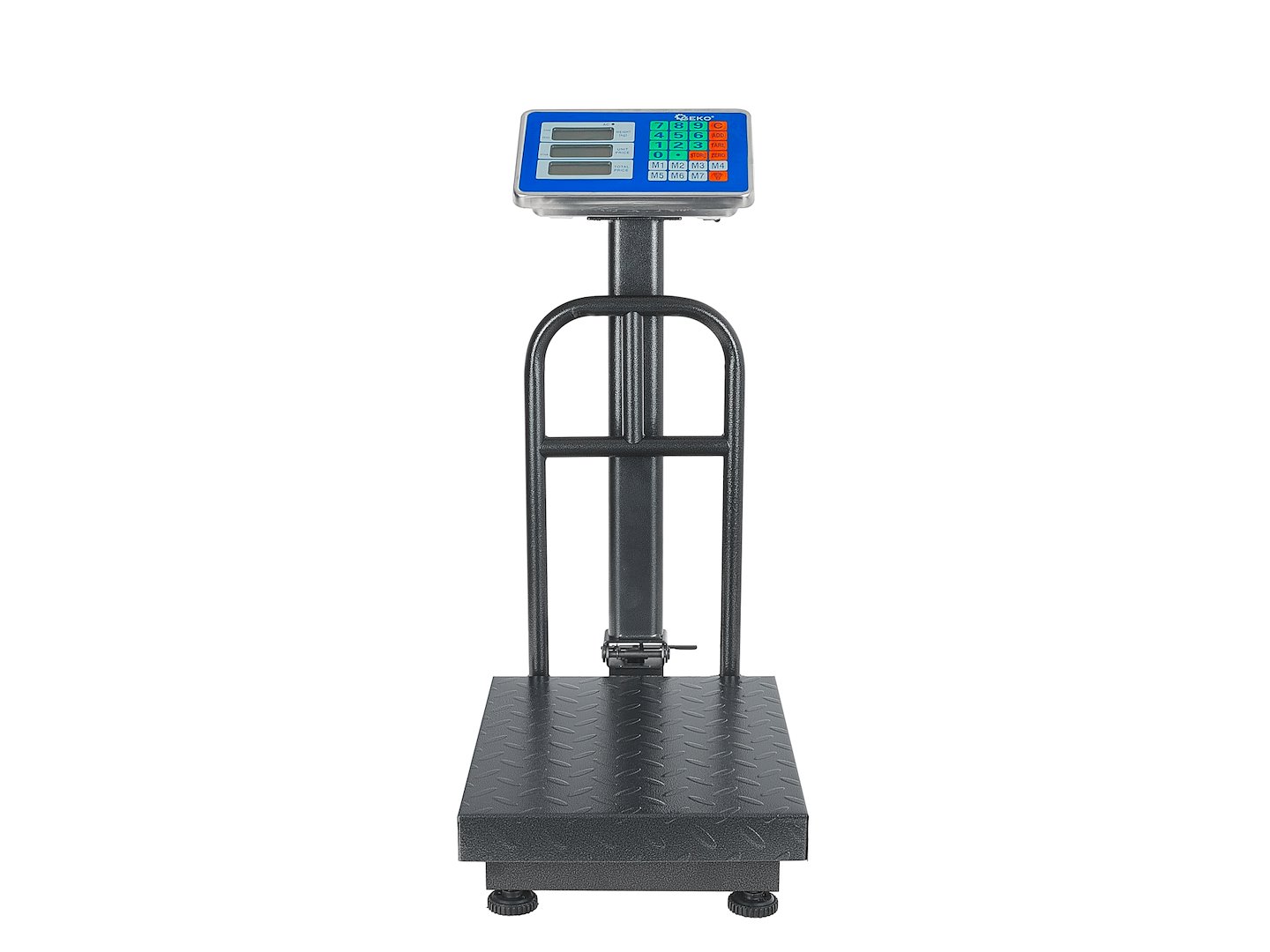Plošinová váha Geko 150 kg LCD – kapacita až 150 kg s displejem a časem práce okolo 60 hodin — Bezdrátový provoz