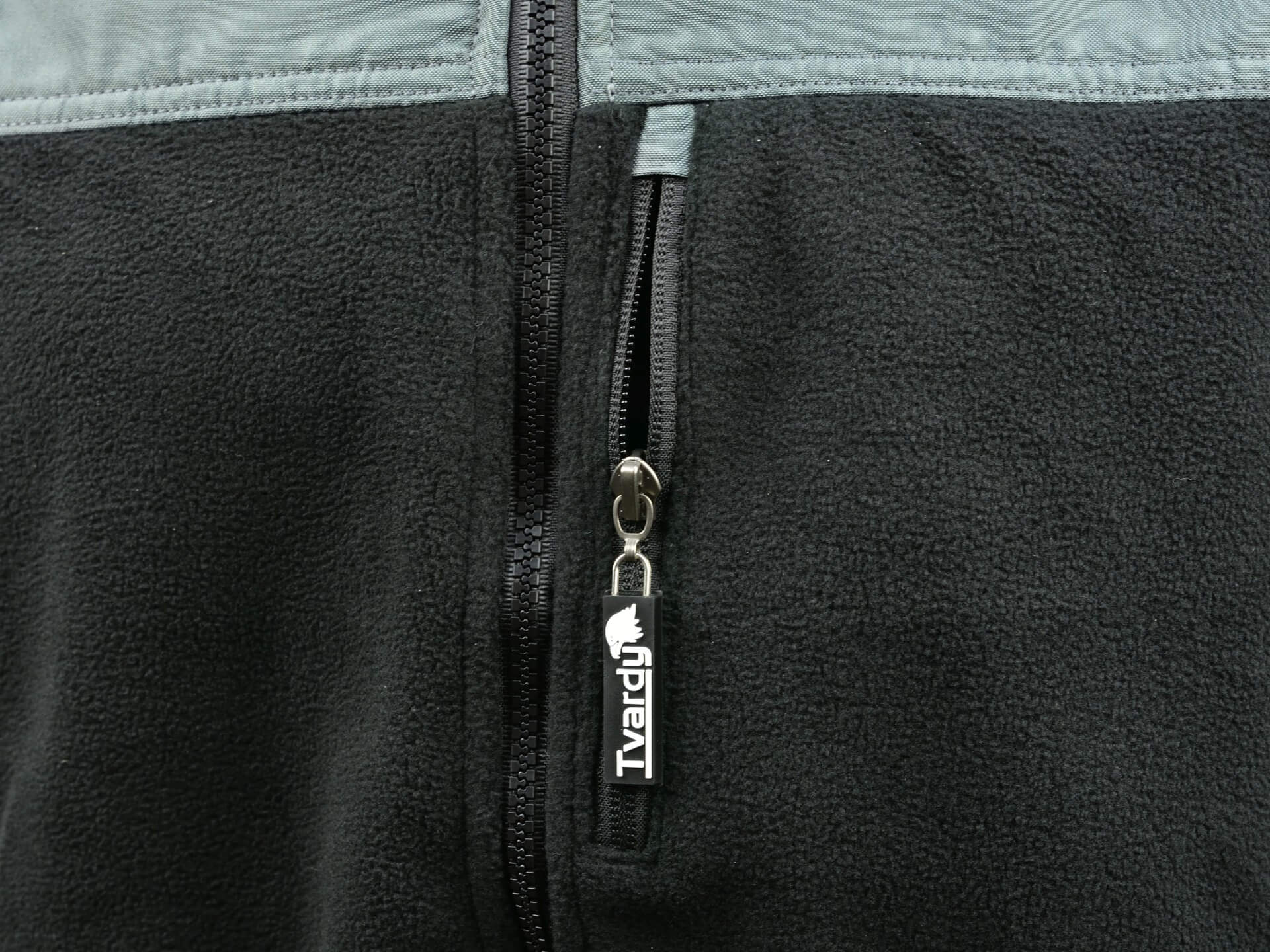 Bluza polarowa ARMY rozmiar L - Geko, 100 % polyester 280 g/m², nylon Oxford, 24 měsíce záruky — Vnitřní provedení