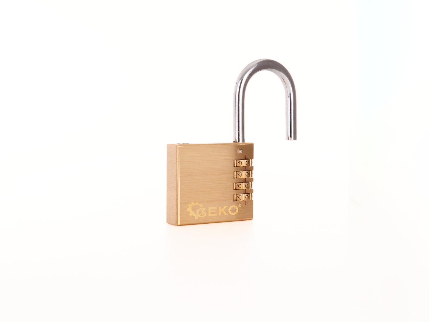 Kód Mosazný pro šifru 60 mm – 4 číslice | Geko — Pohled zezadu