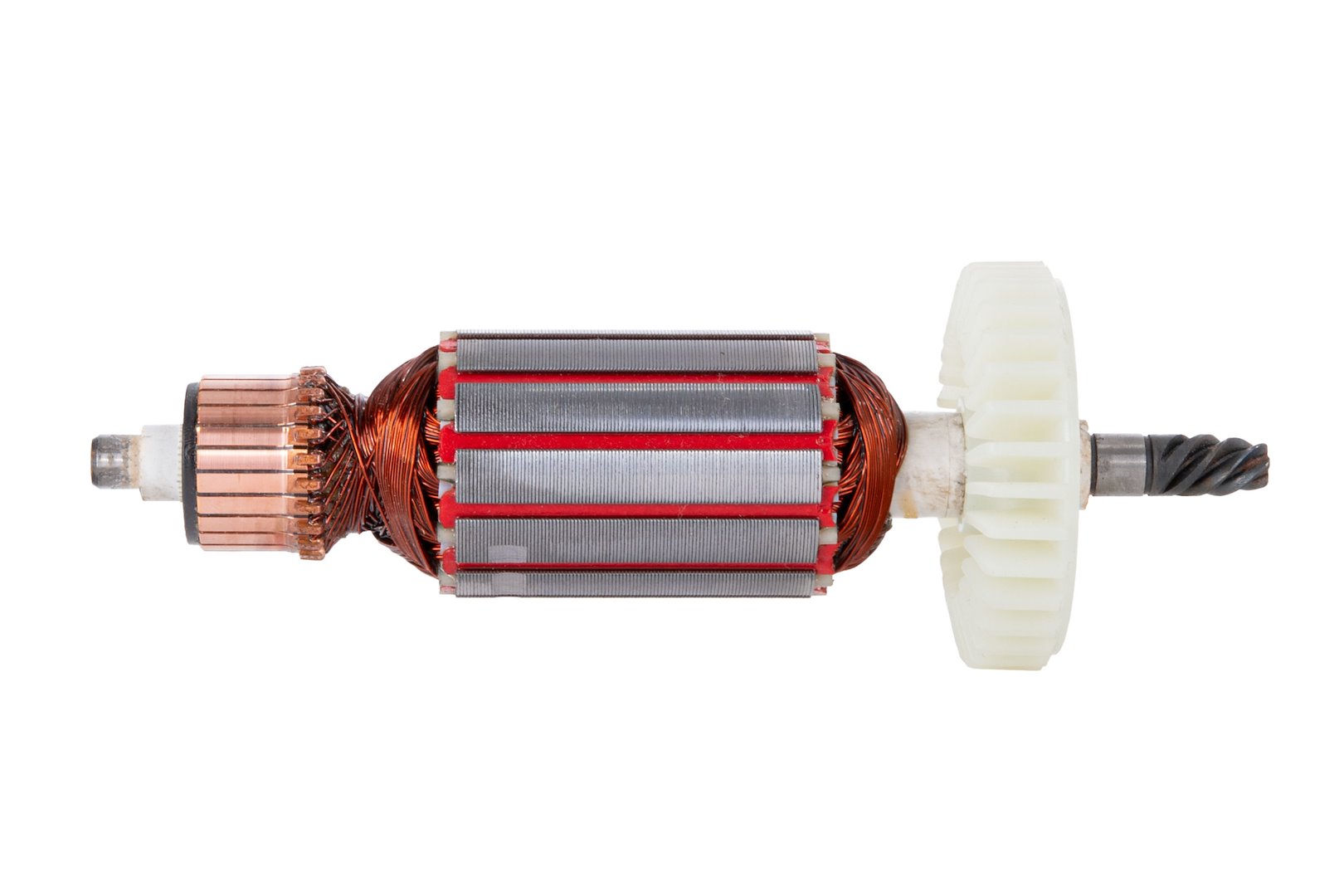 Rotor pro leštičku na auta 1200 W G80294 – náhradní díl, hmotnost 0,48 kg, rozměry 65 × 65 × 180 mm — Rotor v provozu