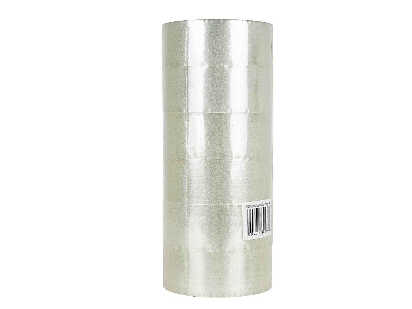 Průhledný lepicí pás Geko 48 × 132 m — 48 mm široký a 132 metr dlouhý pro lepení a opravy v interiérech i exteriérech — Šířka 48 mm