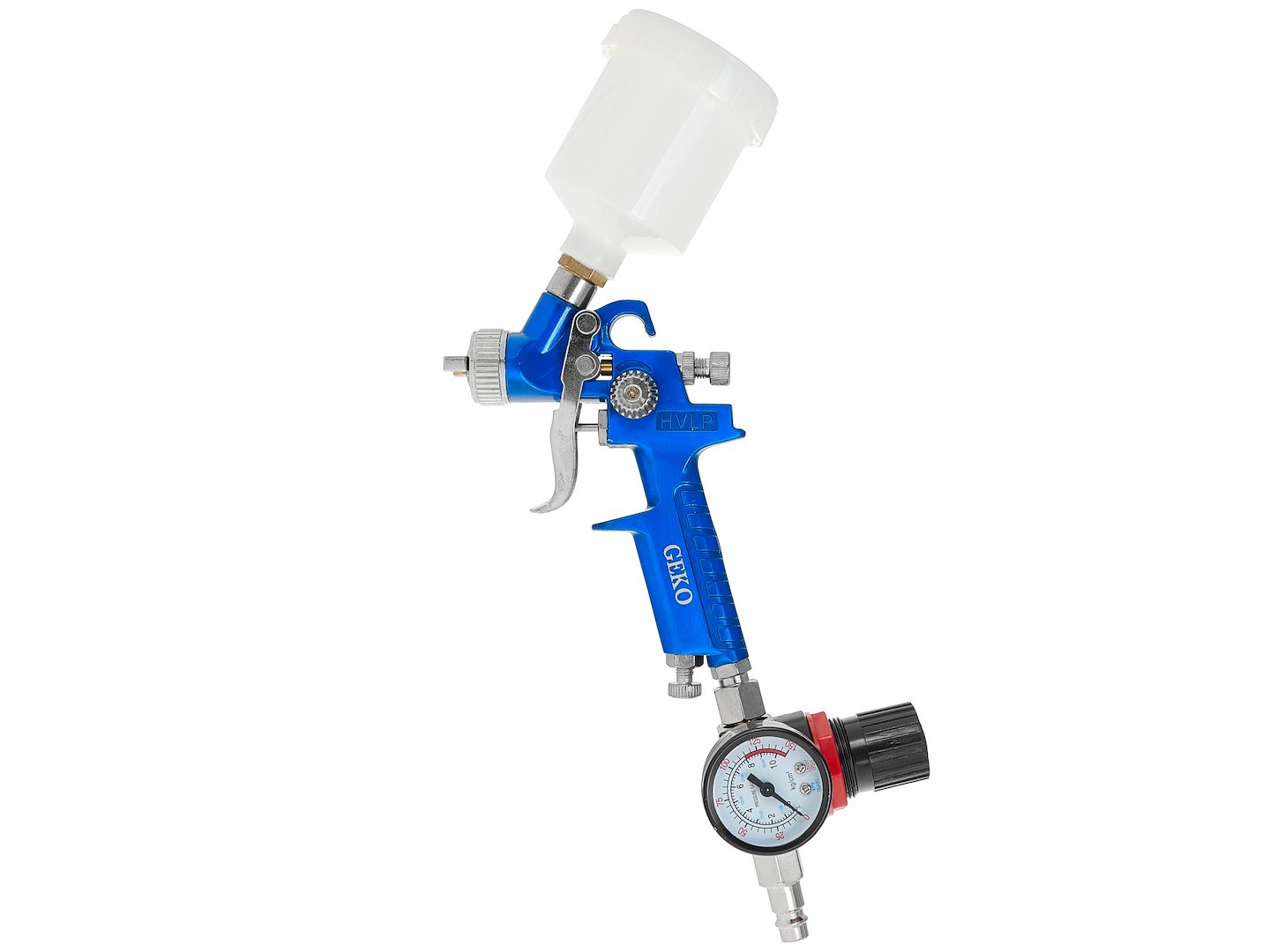 Pistolet lakovací HVLP mini 125 ml s regulačním ventilem a hadicí 1/4