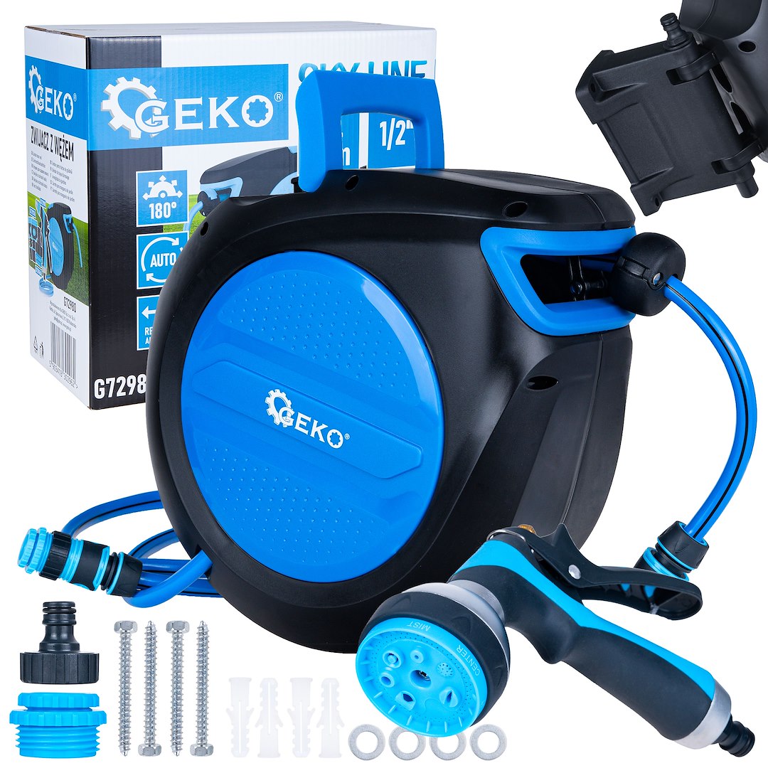Automatický řetězový seker Geko ZW-1/2-20M 20 m — Celkový pohled