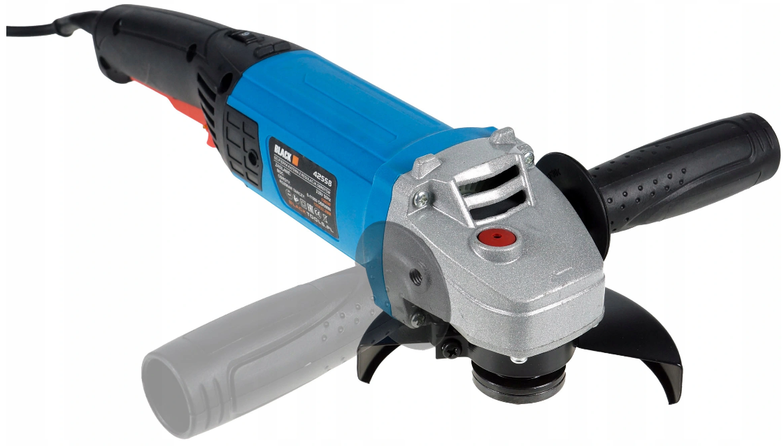 Úhlová bruska Black 125 mm 1500 W — V provozu