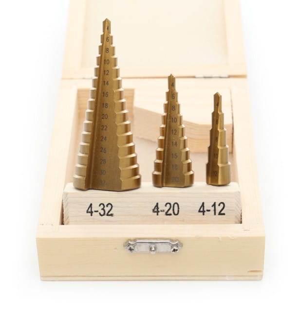 Step drills 4-32 mm, 3 pcs. kd10244