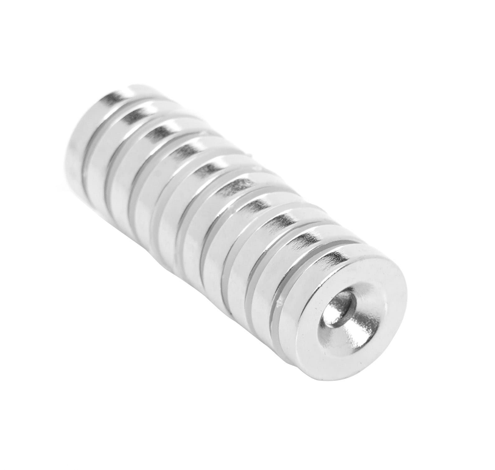 Neodymový magnet s otvorem 10ks kd11833