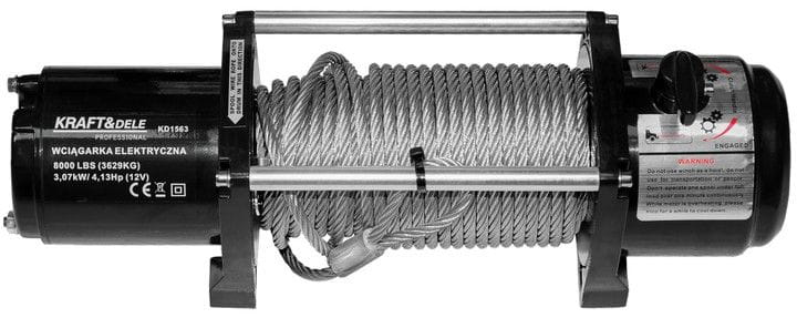 Elektrický naviják Kraft&Dele KD1563 8000 LBS 12V 2
