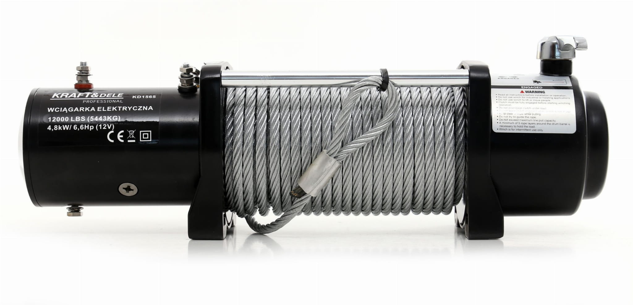 Elektrický naviják Kraft&Dele KD1565 12000 LBS 12V 2