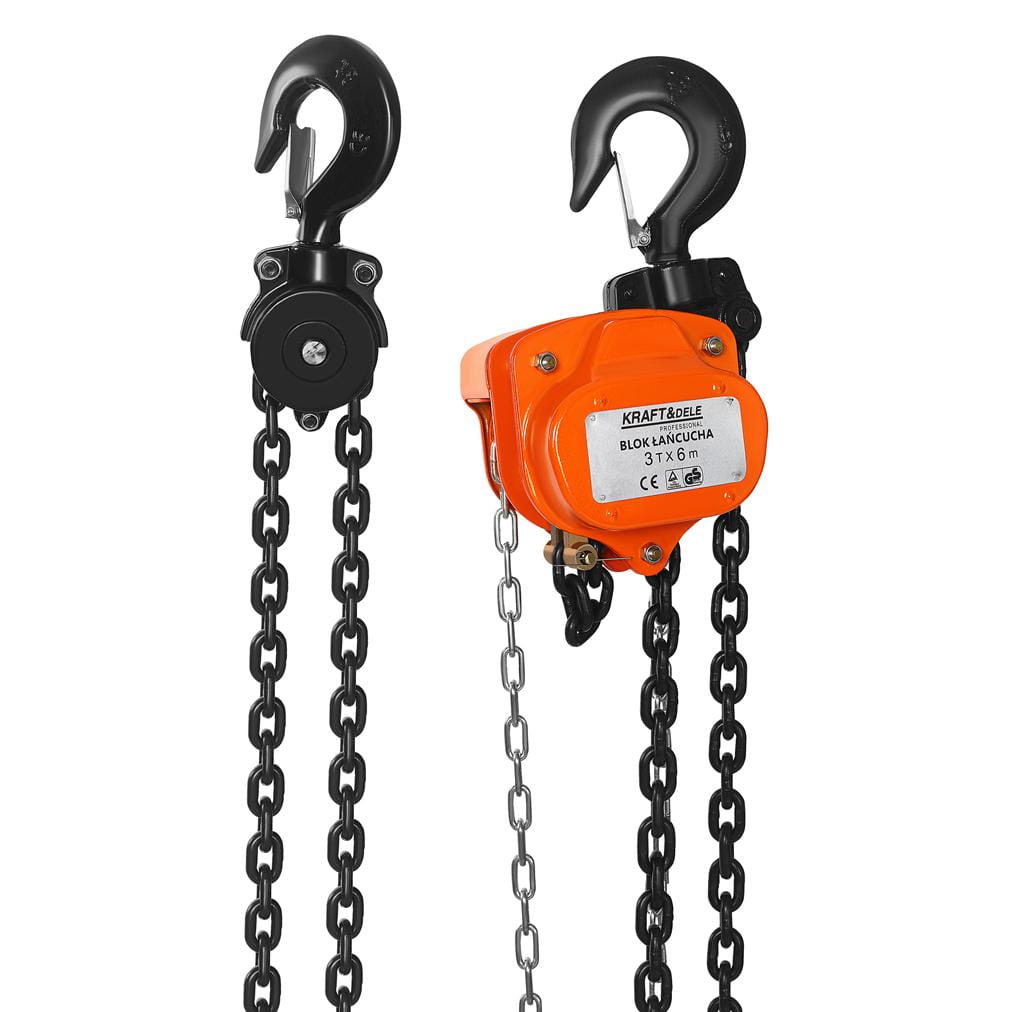 Kraft&Dele Ruční naviják 3T / 6 m – KD3502 2