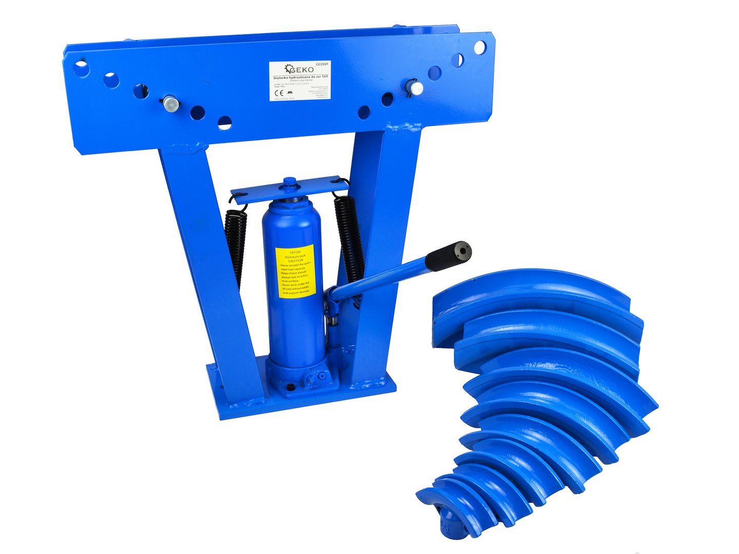 Hydraulická ohýbačka trubek Geko 16T — Celkový pohled