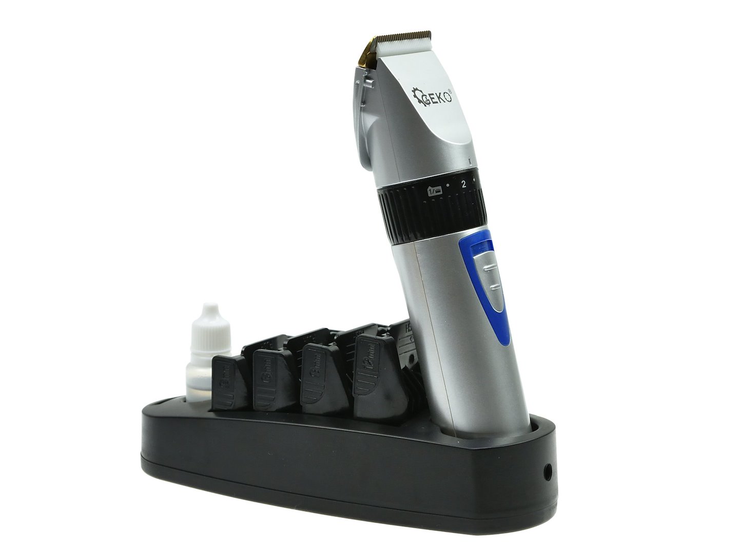 Akumulátorový strojek na stříhání psů Geko 20 V – bezdrátový grooming pro domácí mazlíčky 2