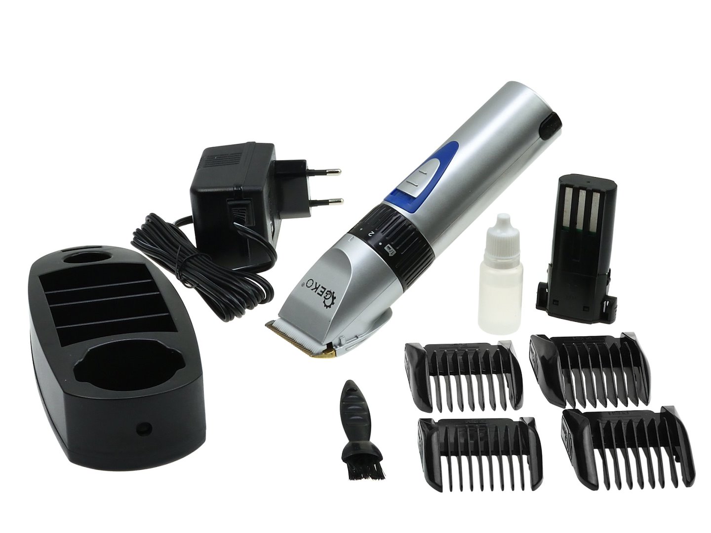 Akumulátorový strojek na stříhání psů Geko 20 V – bezdrátový grooming pro domácí mazlíčky 3