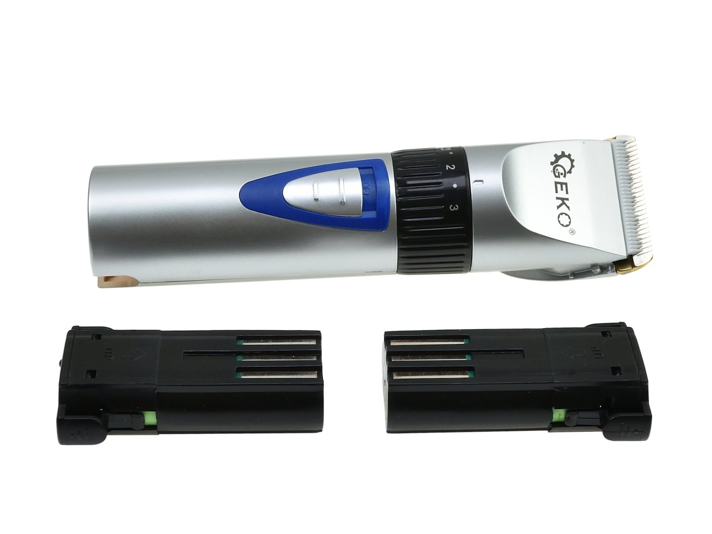 Akumulátorový strojek na stříhání psů Geko 20 V – bezdrátový grooming pro domácí mazlíčky 7