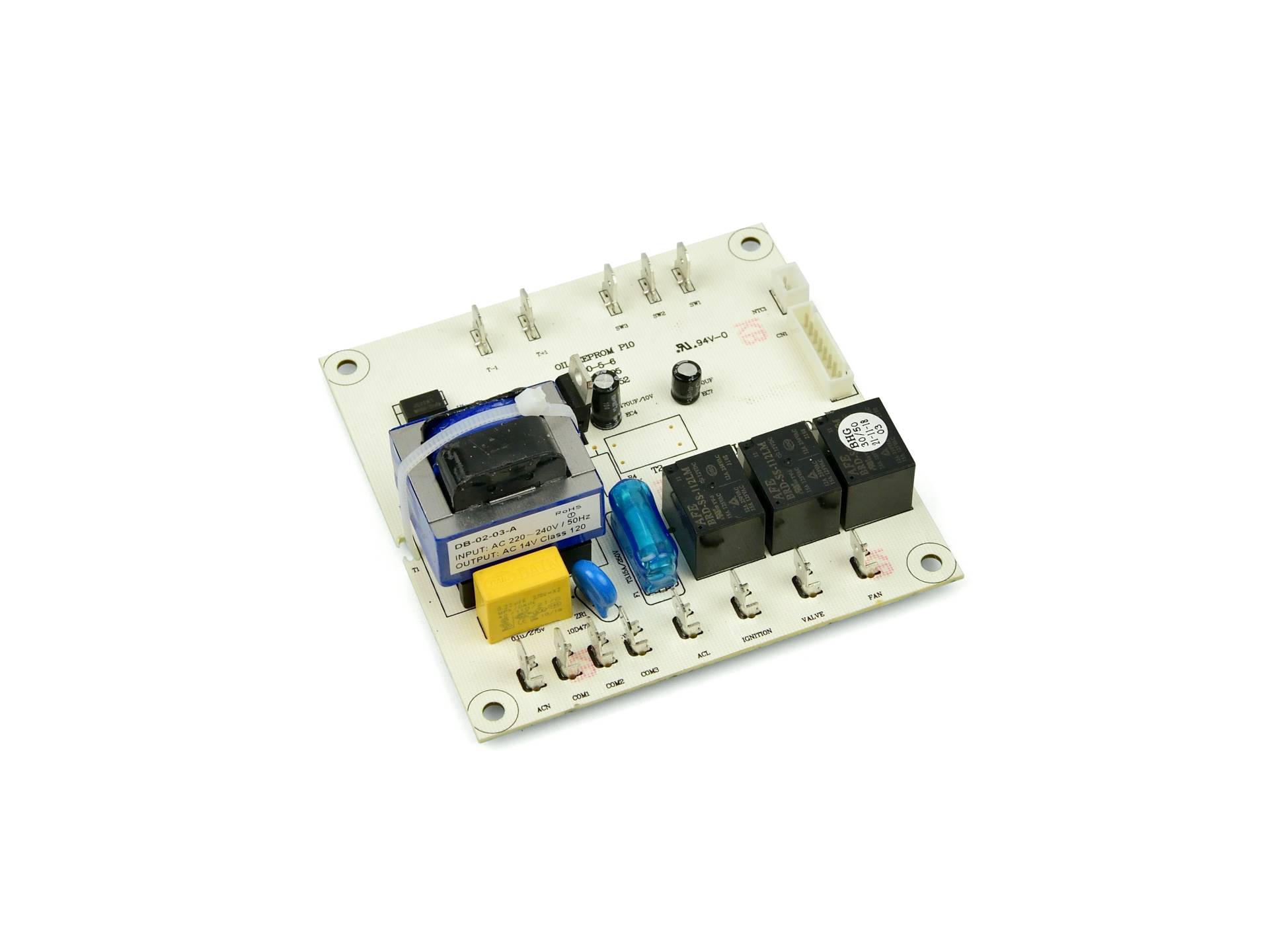 Deska napájecího zdroje Geko CG80411-24 pro ohřívač 20 kW — Celkový pohled