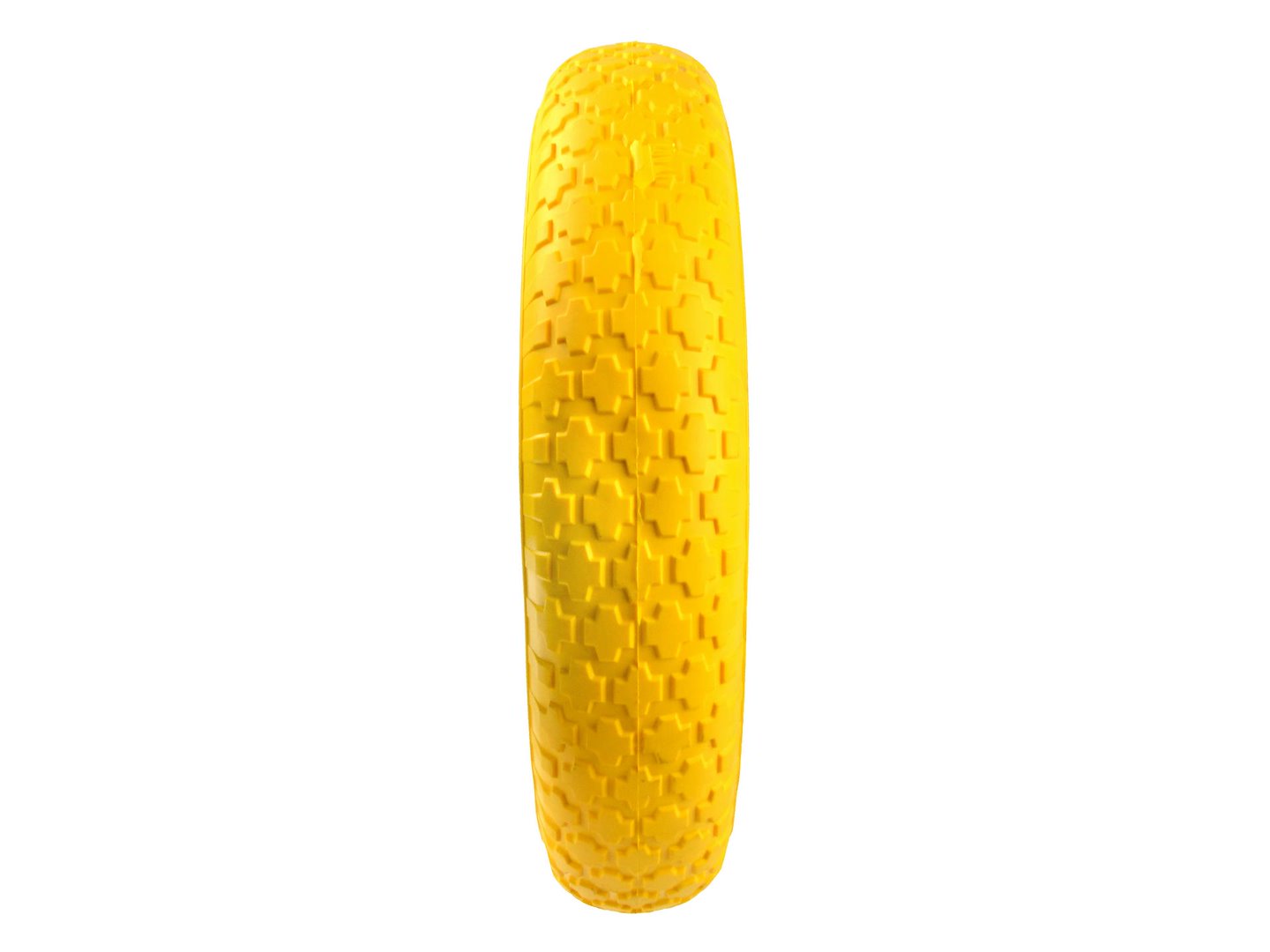 Kolo pro kolečko Geko 370x80 mm plné PU Flower, 135 kg, 12 mm otvor — Detail pneumatiky