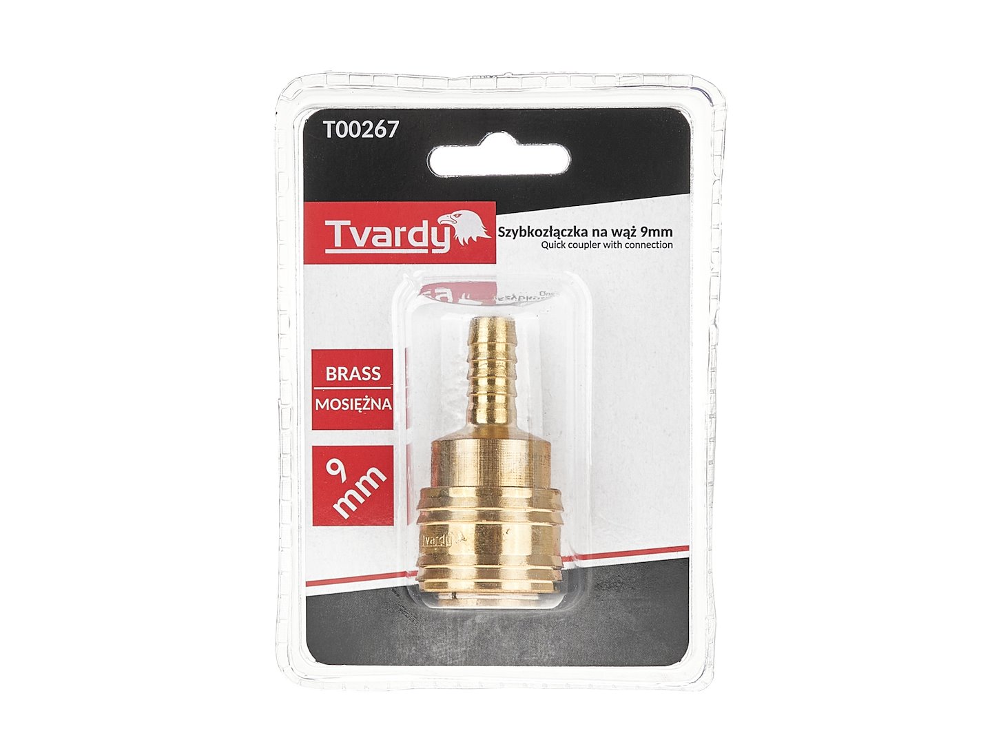 Rychlospojka ženská Mosazná pro hadice 9 mm — V provozu